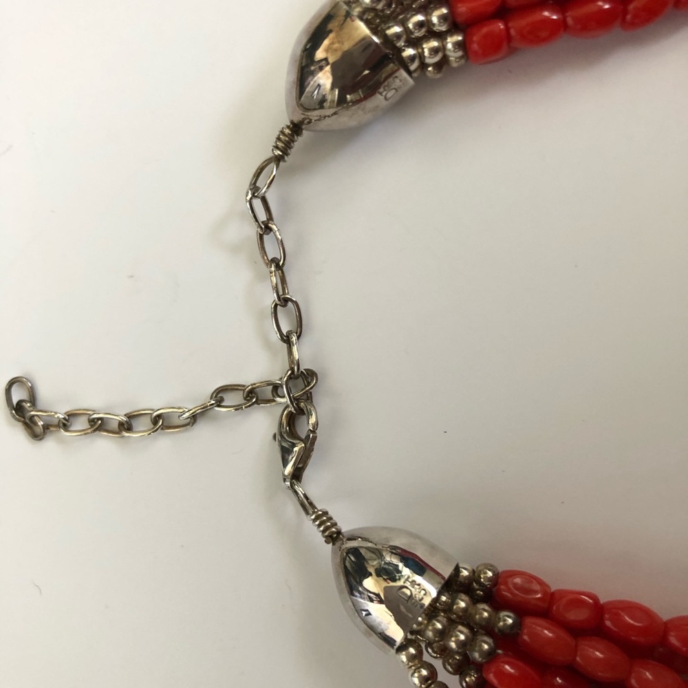Coral Bead Necklace - Picture 2 of 5